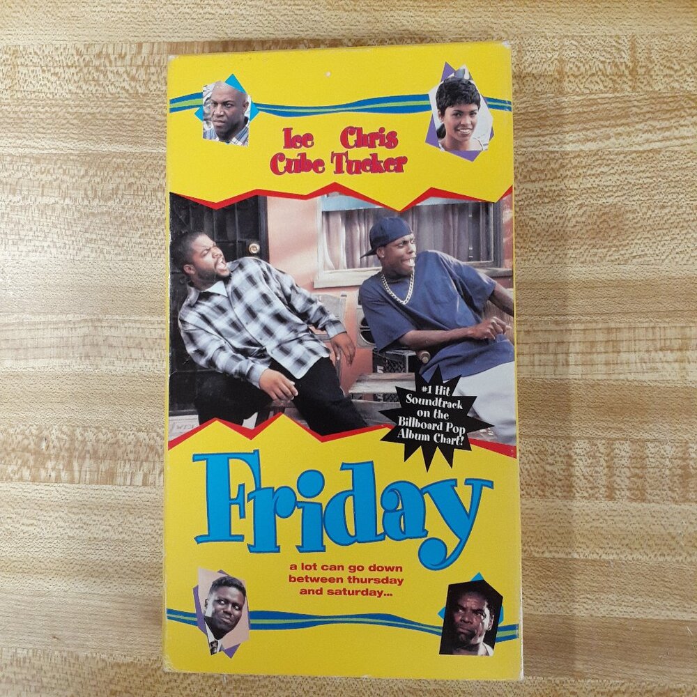 Friday 1995 VHS Ice Cube Chris Tucker John Witherspoon 90s Cult Classic Comedy